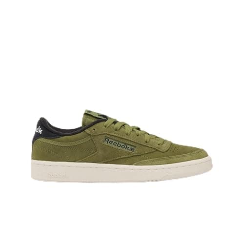 Reebok Club C 85 Vintage, Zapatillas Unisex Adulto, Grittygreen Black Chalk, 44 EU