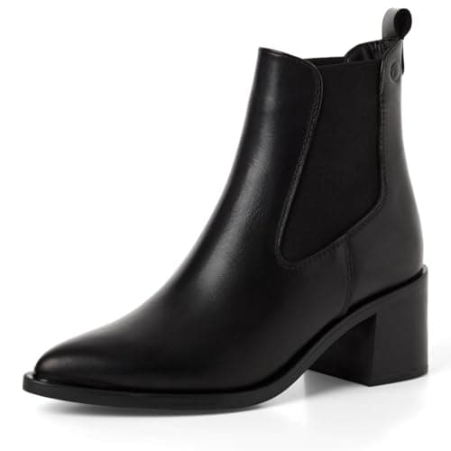 Tamaris Donna Stivali Pelle, nero, 38 EU