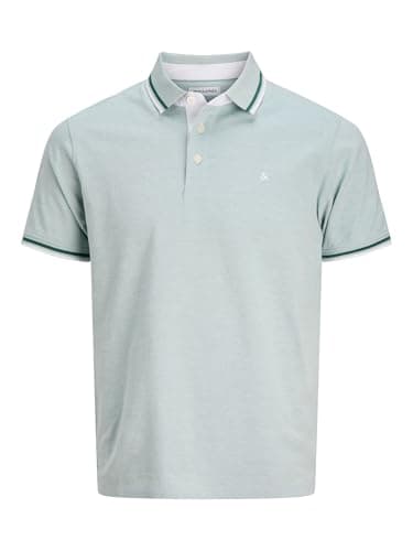 Jack & Jones Jjepaulos Polo S Noos, Blu Minerale, XXL
