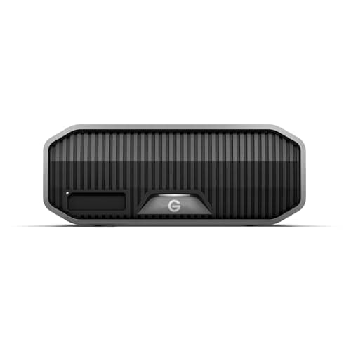 G-DRIVE Project 8TB, con ranura PRO-BLADE SSD Mag, Thunderbolt 3 (40Gbps), USB 3.2 Gen 2 (10Gbps), disco duro de clase empresarial a 7200 r. p. m., hasta 250 MB/s de velocidad de lectura
