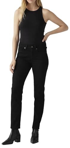 Levi's Classic Straight, Jeans Donna, Soft Black, 29W / 30L