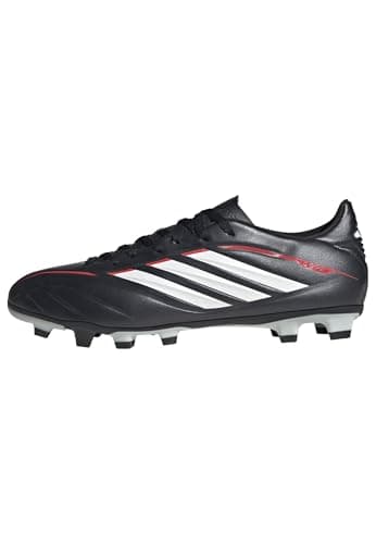 adidas Unisex Adulto Copa Pure IV Club Firm Ground/Multi Ground Football Boots Shoes, Core Black/FTWR White/Lucid Red, 43 1/3 EU