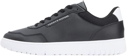 Tommy Hilfiger Basket Core Lite LTH FM0FM05868 Low Top para Hombre, Color Negro (Negro), Talla 7