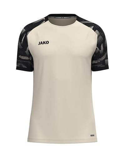 JAKO Unisex T-Shirt Sonic, Off White/schwarz, 4XL