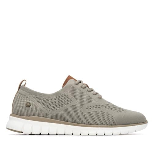 REFRESH - Zapatilla Hombre Kaki - Calzado Cómodo y Versátil - Moda Casual - Modelo 17552002 (Talla 44)