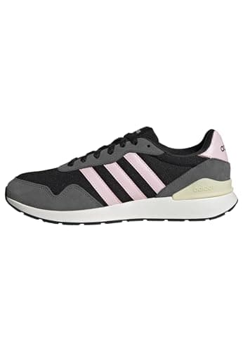 adidas Femme Run 60S 4.0 Shoes, Core Black/Clear Pink/Carbon, 38 2/3 EU