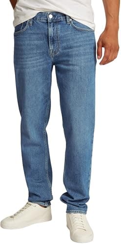 Tommy Hilfiger Vaqueros Hombre Tapered Roger Indigo Tapered Fit, Azul (Roger Indigo), 36W/33L