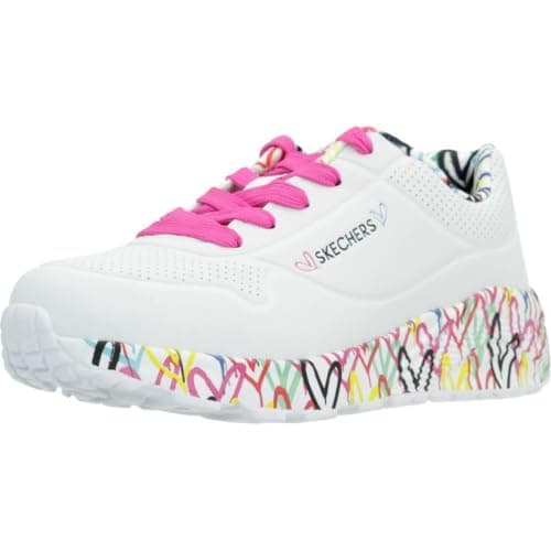 Skechers - UNO LITE LOVELY LUV, Zapatillas Mujer, white, 49 1/3 EU