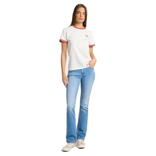 Lee Breese Boot Jeans, Mid Shine, 31 W/29 L Donna