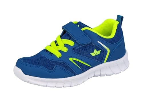 Lico Skip VS Unisex - Kinder Sneaker, blau/lemon, 34