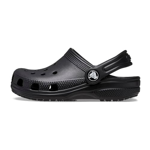 Crocs Classic Clog K, Zoccoli Unisex - Bambini e ragazzi, Nero, 34/35 EU