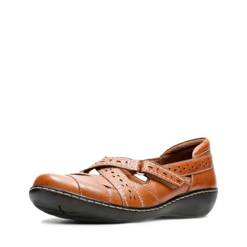 Clarks Ashland Spin Q Mocasines sin Cordones para Mujer, Beige Bronceado, 7 Narrow