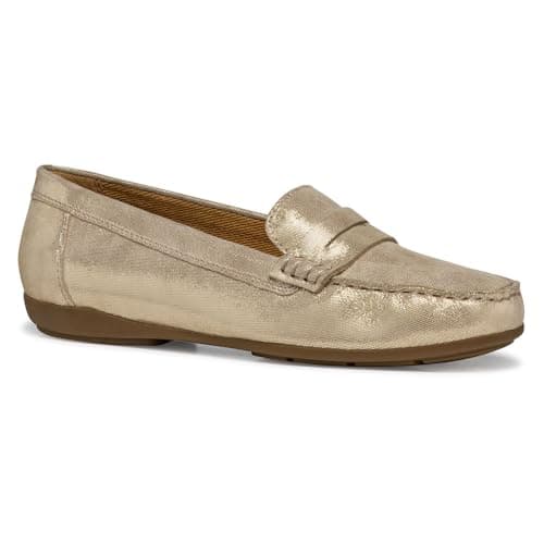 Geox - D ANNYTAH Moc A, Mocasín Mujer, Lt Gold,