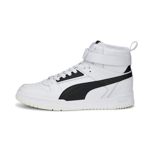 PUMA Unisex Rbd Game Sneaker, White Black Team Gold, 42.5 EU