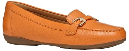 Geox Femme D ANNYTAH MOC A Mocassin, Orange, 43 EU
