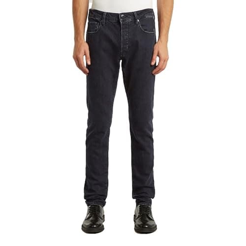 G-STAR Homme Jean 3301 Slim, Noir (washed black 51001-D931-H890), 28W / 32L