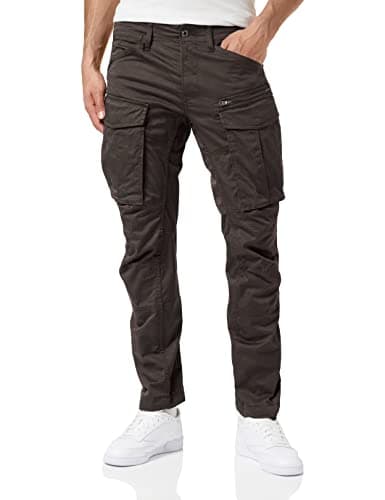 G-STAR Rovic Zip 3D Regular Tapered Pants, Pantaloni, Uomo, Grigio (Raven D02190-5126-976), 29W / 34L