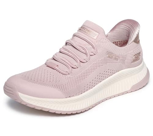 Skechers Baskets Bobs Squad 4 pour Femme, Rose, 37 EU