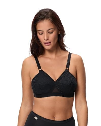 Playtex Reggiseno Senza ferretto Criss Cross Classico Donna x1, Nero, 44/8D