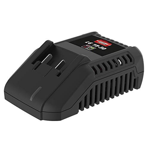 Güde 58547 Chargeur LG 18-30 (Groupe de système de Batterie 18 V E3, Courant de Sortie 3,0 A, Puissance nominale 80 W, Classe de Protection II), Noir
