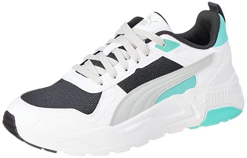 Puma Trinity 2 LT - Scarpe da Ginnastica Unisex, Puma Black-Cool Light Gray-Puma White-Aquatic,
