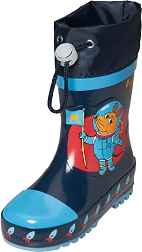 Playshoes Botas de Goma Unisex niños, El Espacio Die Maus, 32/33 EU