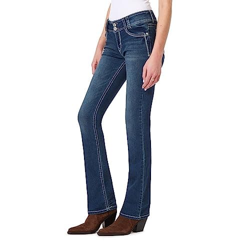 Wallflower Flores de la Mujer Junior Denim Luscious Curvy Bootcut Jean