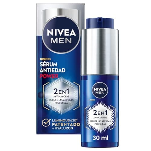 NIVEA MEN POWER Sérum facial hidratante antiedad para hombre, 30 ml