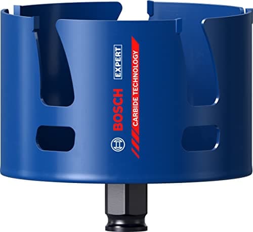 Bosch Professional 1x Seghe a Tazza Expert Construction Material per Legno Tenero, Ø 102 mm, Accessorio Trapano a Percussione