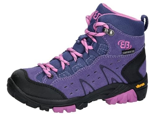 Brütting Unisex Kinder Mount Bona High Kids Trekking- & Wanderstiefel, Lila/Rosa, 37 EU
