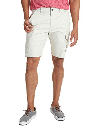 Wrangler Authentics Pantalón Corto Tipo Cargo elástico clásico de Ajuste Relajado para Hombre Grande y Alto, Dark Putty Ripstop, 50