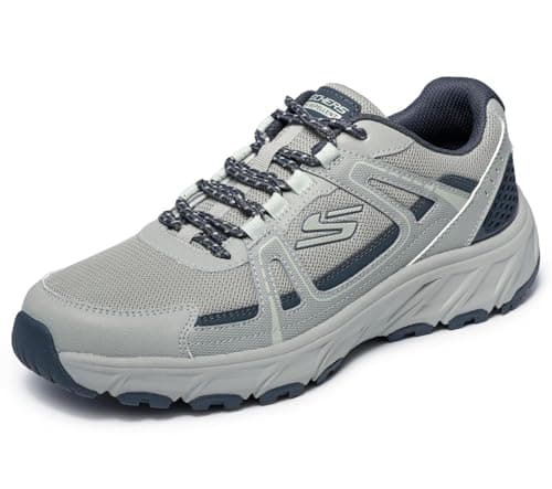 Skechers Uomo 2026 Hillcrest 2.0 Sabbaday Scarpe - Grigio Chiaro - UK 10