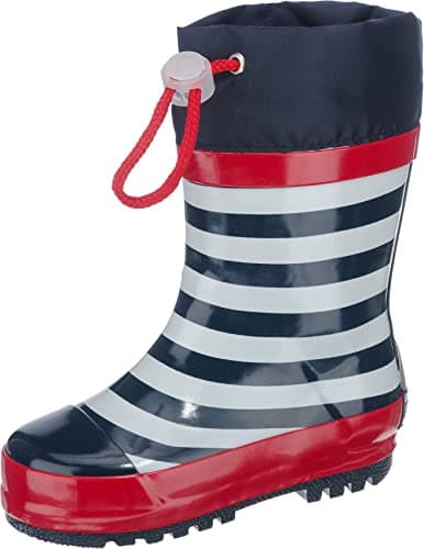 Playshoes Stivali di Gomma Unisex - Bambini e ragazzi, Blu (Maritim), 24/25 EU