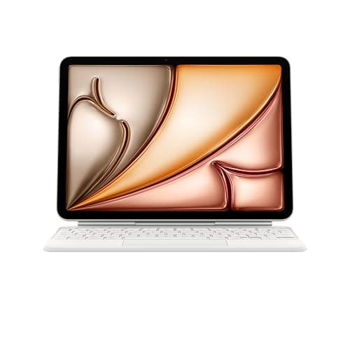 Apple Magic Keyboard Case für das 11" iPad Air (M3), besonders angenehmes Tippen, integriertes Trackpad, Norwegisch – Weiß 