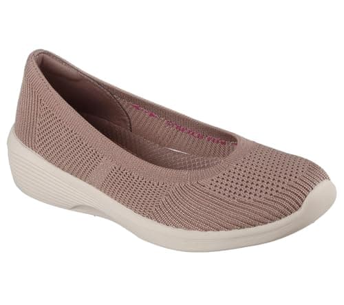 Skechers Arya Fancy You - Tenis para Mujer, Color Moca, Talla 5.5 de Reino Unido