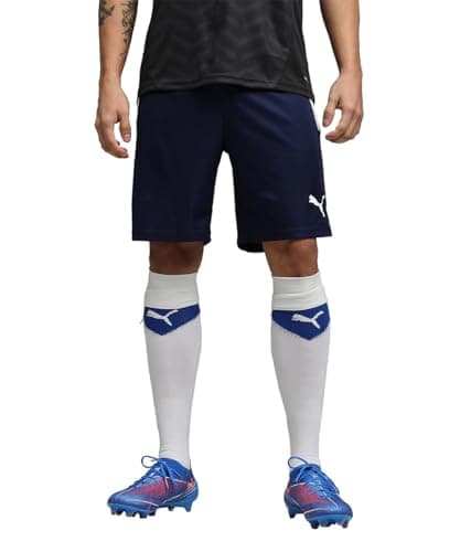 Puma 4063699151312 teamLIGA Shorts Pantaloncini Uomo, S, Peacoat/Puma White