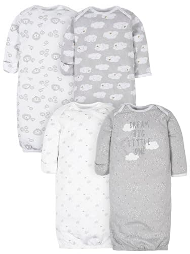 Gerber Lot de 4 gigoteuses pour bébé, motif mouton