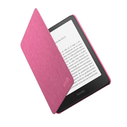 Funda Amazon Kindle Paperwhite y Amazon Kindle Colorsoft | Funda protectora ligera, plegable y resistente al agua | Tela