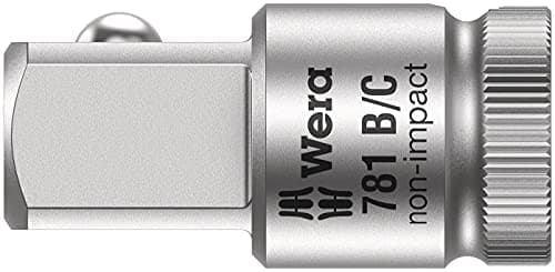 Wera 781 B/C Adaptateurs: 3/8"- 1/2 x 36 mm Mat
