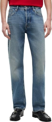 Tommy Hilfiger Hombres Regular Straight Dover Tye Blue MW0MW42806 Straight, Denim, 31W/34L, Mezclilla (Tye Blue), 31W / 34L