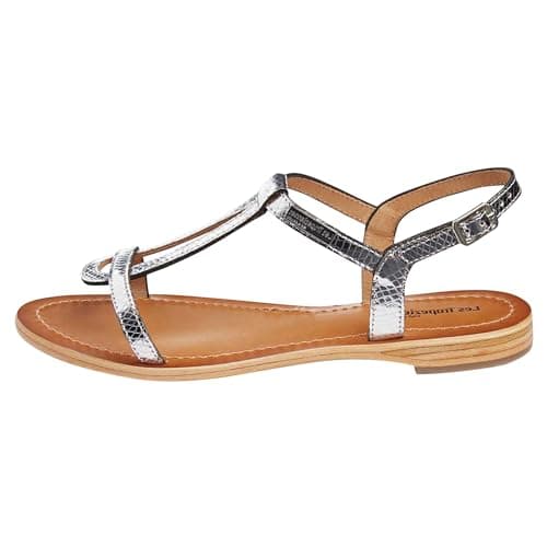 Les Tropeziennes Femme Hamat Chaussures>femme>sandales, Argent Argent Serpent, 40 EU