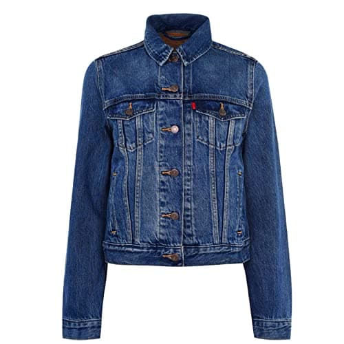 Levi's Damen Original Trucker Denim Jacke,Soft As Butter Dark,M