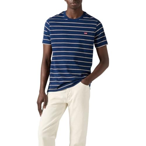 Levi's SS Original Housemark tee Camiseta, Taper Stripe True In, XXL para Hombre