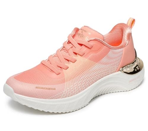 Skechers Snoop Ace Cyber Walker Sneaker da Donna, Arancione, 36