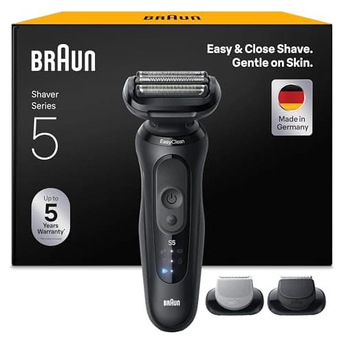 Braun Rasierer Herren Elektrisch Series 5, 52-N1650si, Schwarz