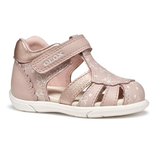 Geox B SANDAL ZAPITO GIRL, Sandale Bébé - Fille, Lt Rose,