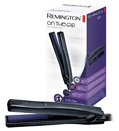 Remington Glätteisen - On The Go (schmaler Mini-Haarglätter im handlichen Design, 15cm, keramikbeschichtete Stylingplatten, ideal für unterwegs) Temperatureinstellung von 200°C, S2880 | 1er Pack