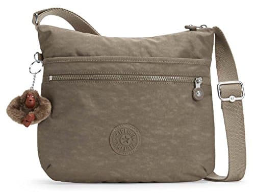 Kipling ARTO Sac à bandoulière de taille moyenne, True Beige (Marron)
