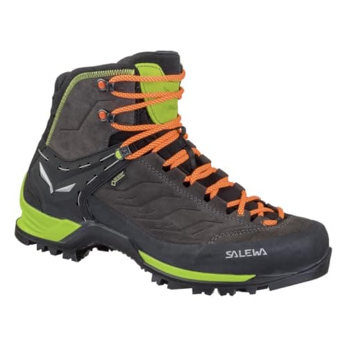 SALEWA MS MTN Trainer Mid GTX, Botas Hombre, Black Sulphur Spring, 40.5 EU