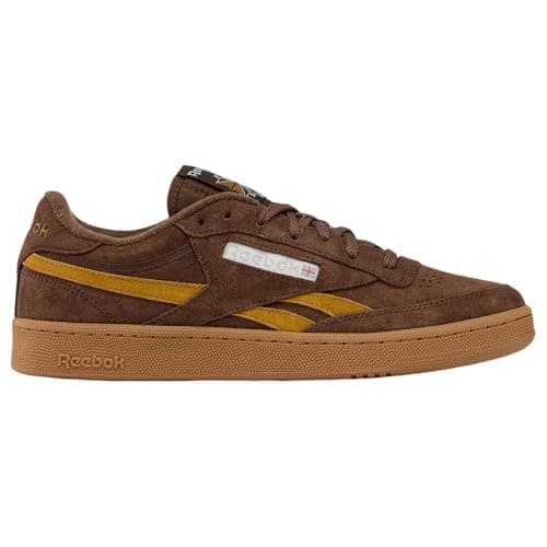 Reebok Club C Revenge Vintage Baskets Unisexes, Marron Simple, doré trophique/Caoutchouc, Taille 47 EU